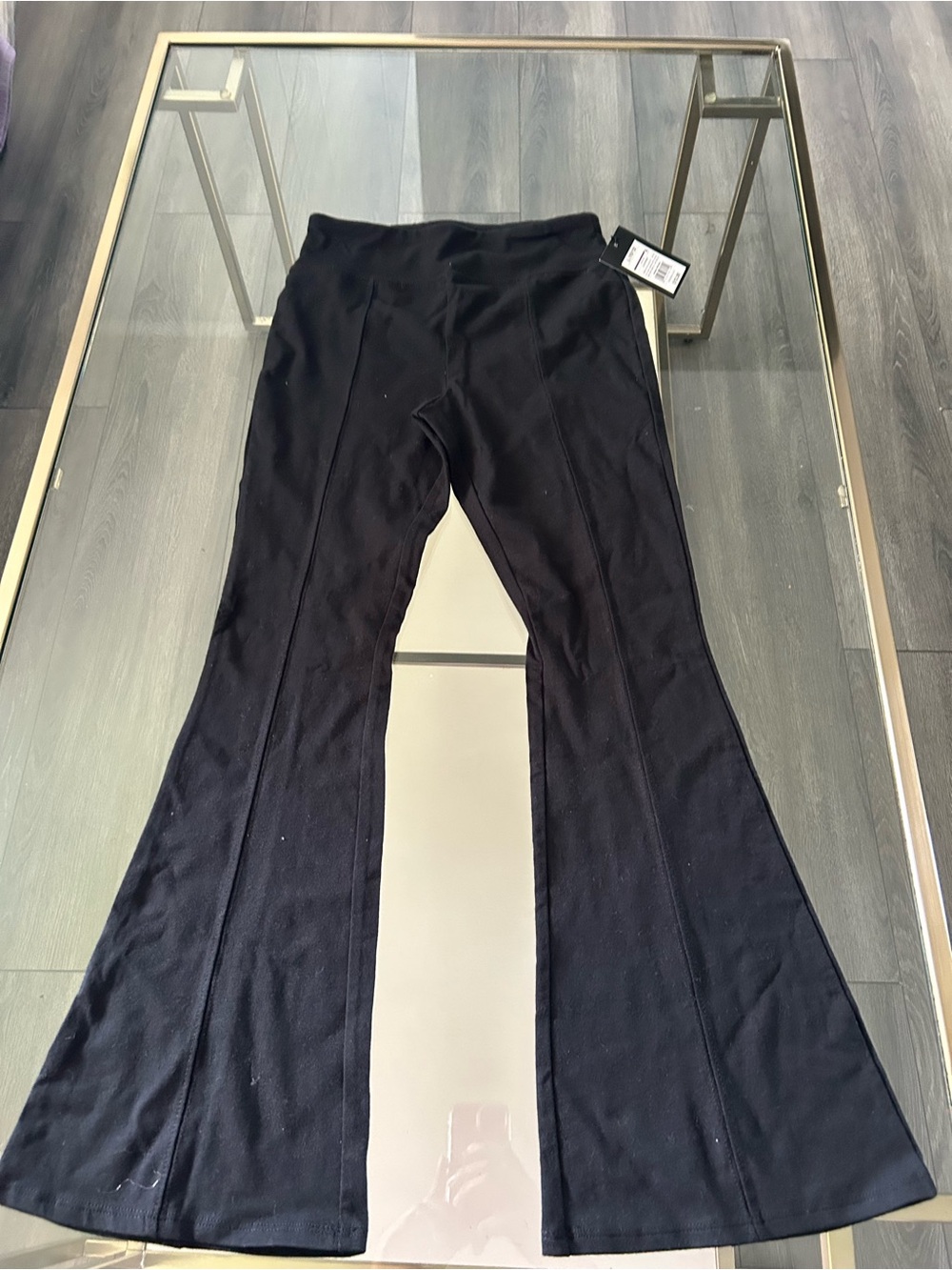 Cat & Jack Black Girls' Boot-Cut Flare Pants
